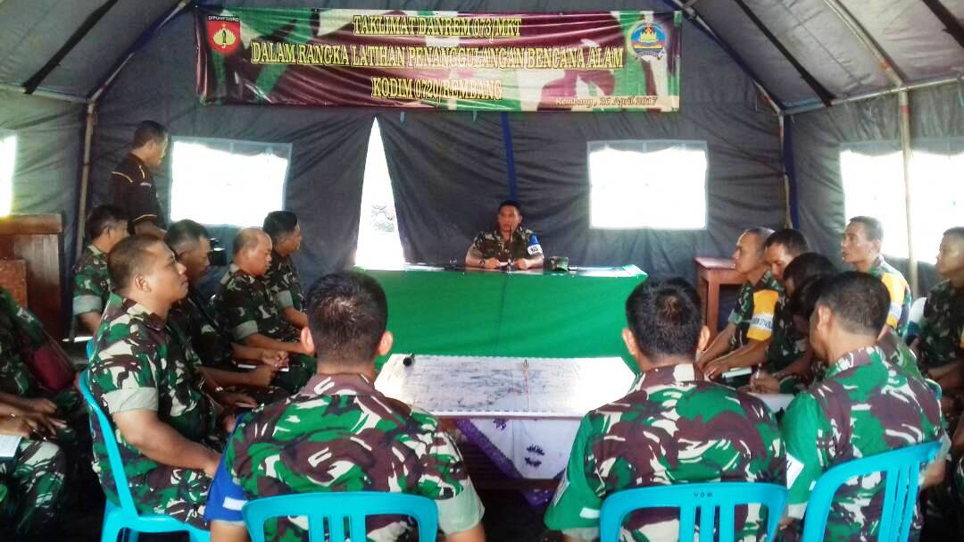 Taklimat Awal Gladi Posko Kodim 0720/Rembang